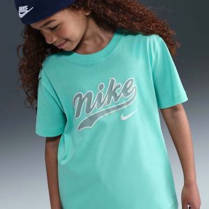 T-SHIRT SPORTSWEAR NIKE DA BAMBINA VERDE ACQUA