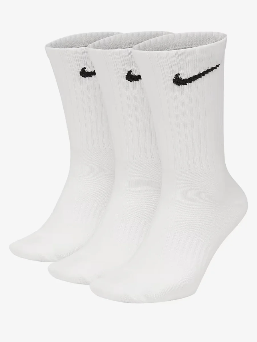 CALZE 3 PAIA EVERYDAY NIKE UNISEX NERO BIANCO - immagine 2