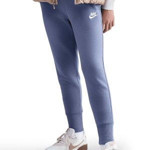 PANTALONI NIKE CLUB DA BAMBINA INDACO