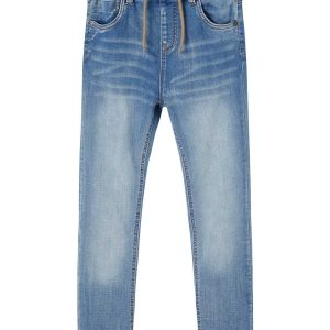 Jeans straight leg unisex in denim chiaro Name It