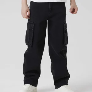 Jeans straight leg Name It unisex adulto in nero