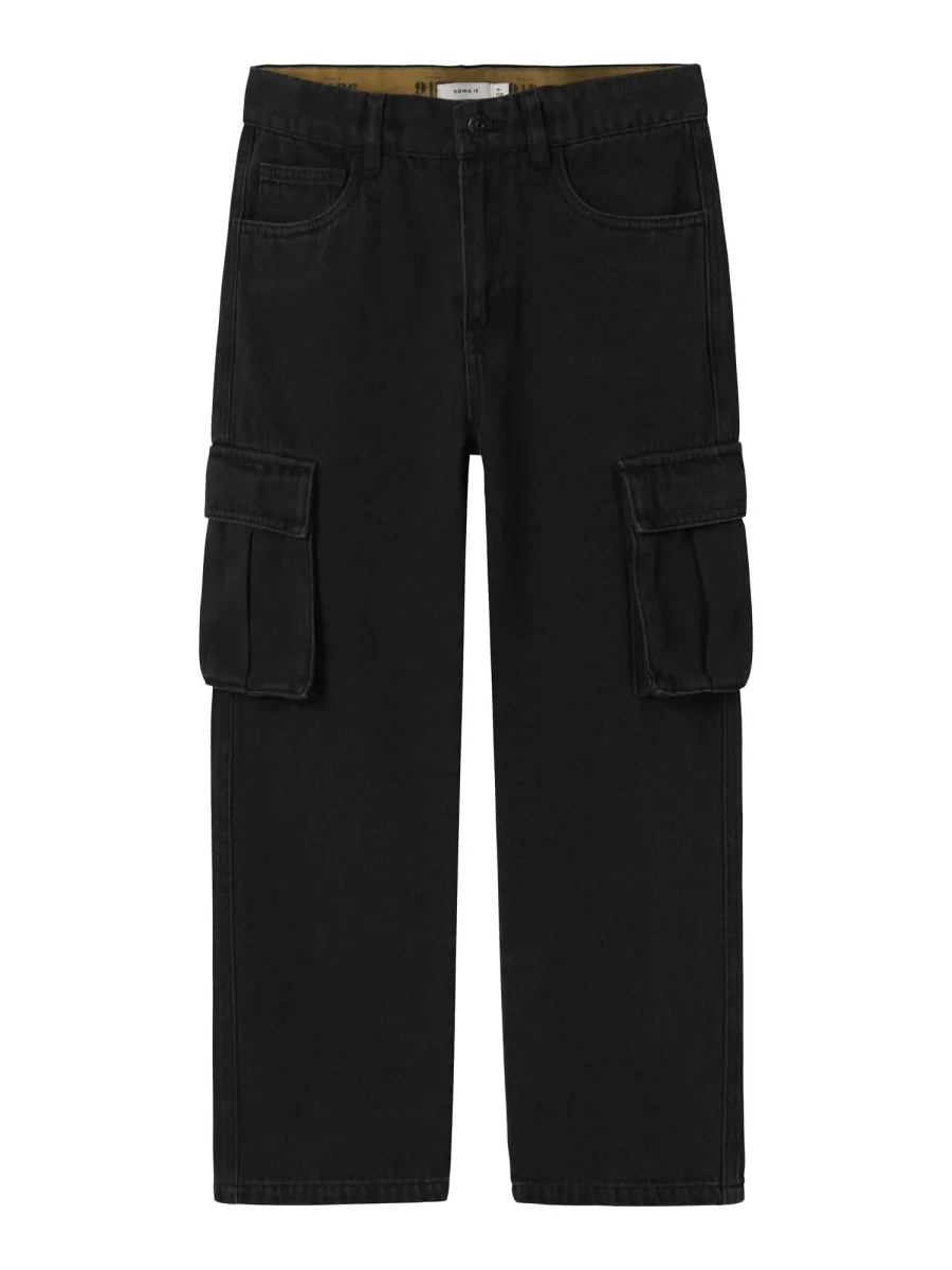 Jeans straight leg Name It unisex adulto in nero - immagine 3