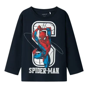 MAGLIA SPIDERMAN NAME IT DA BAMBINO BLU SCURO