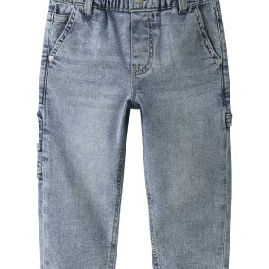 Jeans tapered fit unisex adulto in denim chiaro di Name It