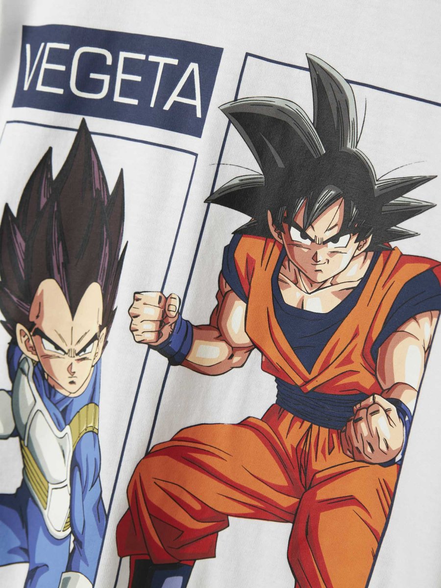 T-SHIRT GIROCOLLO DRAGON BALL NAME IT DA BAMBINO BIANCO - immagine 4