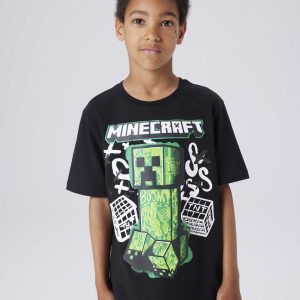 T-shirt unisex Minecraft Name It nera a maniche corte