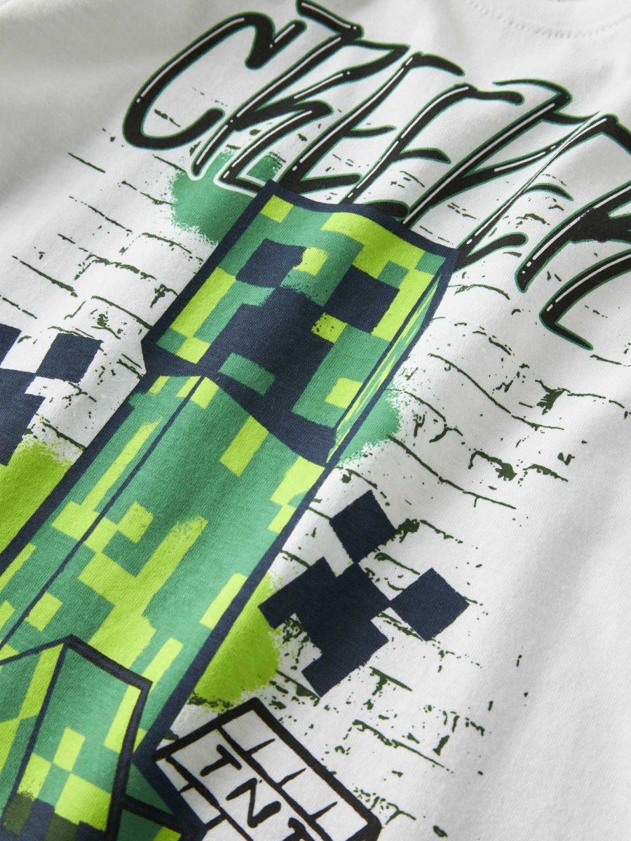 T-shirt maniche corte unisex adulto Name It in colore neutro - immagine 5