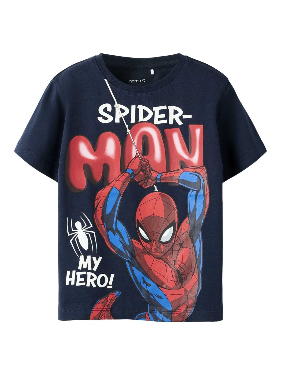 T-shirt unisex adulto Name It con stampa Spider-Man blu