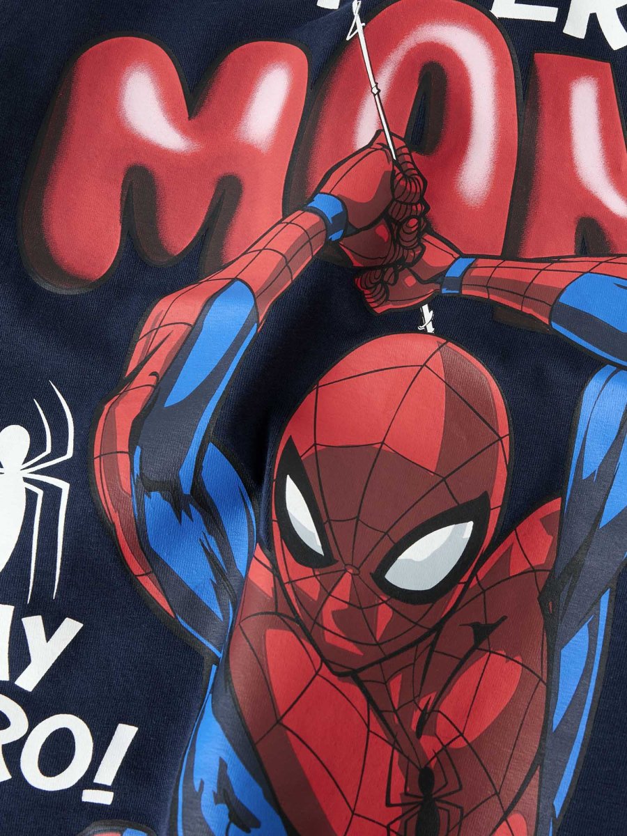 T-shirt unisex adulto Name It con stampa Spider-Man blu - immagine 4