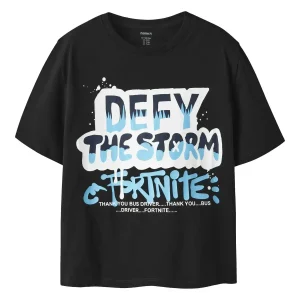 T-shirt Fortnite Name It unisex adulto nera con stampa grafica