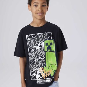 T-shirt unisex Name It Minecraft nera