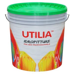 Utilia IDROPITTURA AL QUARZO LISCIO col.Bianco Lt.14