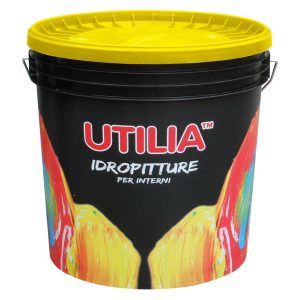 Utilia IDROPITTURA LAVABILE col.Bianco Lt.14