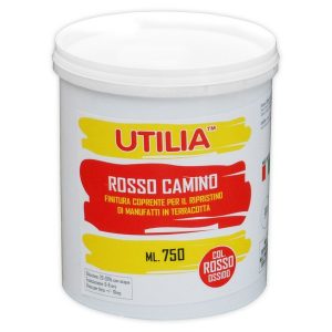 Utilia IDROPITTURA COTTO E MATTONI ROSSO CAMINO  ml.750