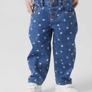 Jeans Mom Fit unisex in denim, comodi e alla moda