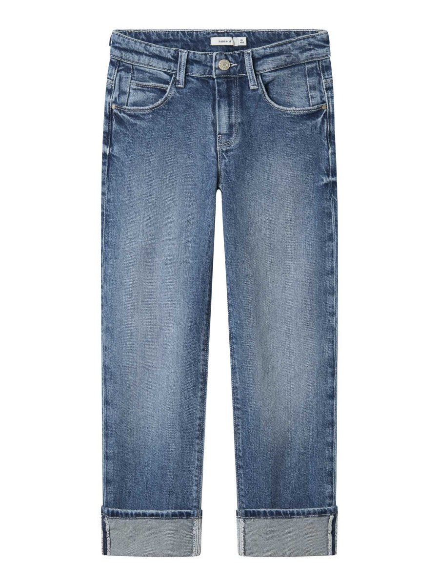 Jeans Name It straight leg unisex adulto blu medio - immagine 3