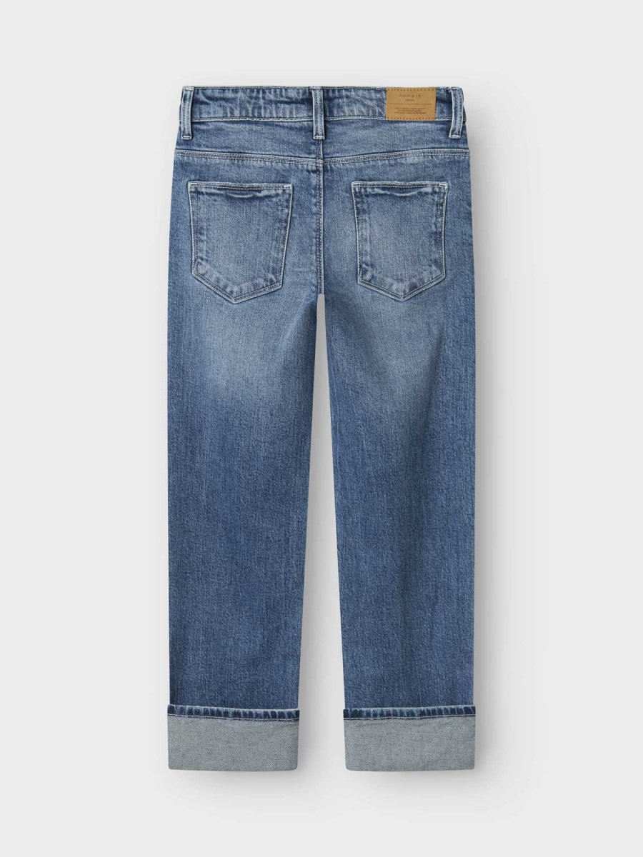 Jeans Name It straight leg unisex adulto blu medio - immagine 4