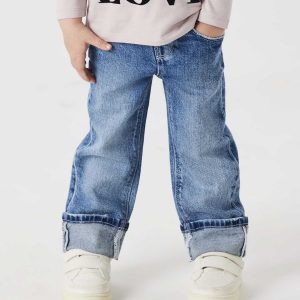 Jeans Name It NmfRose Straight Fold unisex adulto medium blue denim