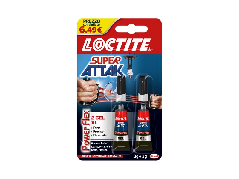 Henkel COLLA SUPER ATTAK POWER FLEX GEL gr.3 bl.2 pz. - immagine 2