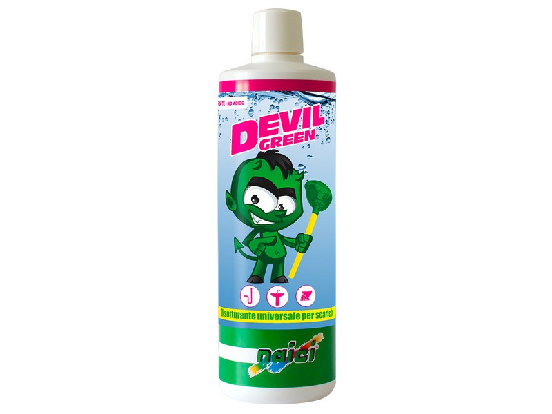 Naici DISOTTURANTE PER SCARICHI DEVIL GREEN lt. 1 - immagine 2