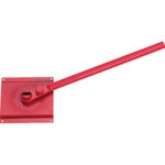 Piastra piegastaffe con manico – 210×190 mm  PIEGA FERRO