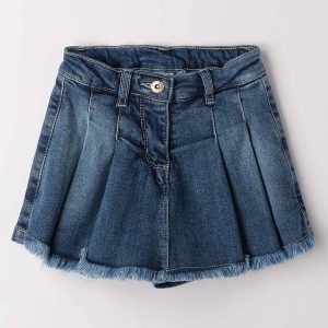 GONNA-PANTALONCINO IDO DA BAMBINA JEANS CHIARO