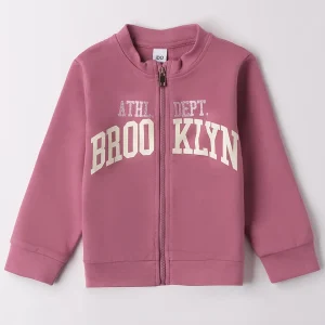 FELPA BTS CON ZIP iDO BAMBINA ROSA