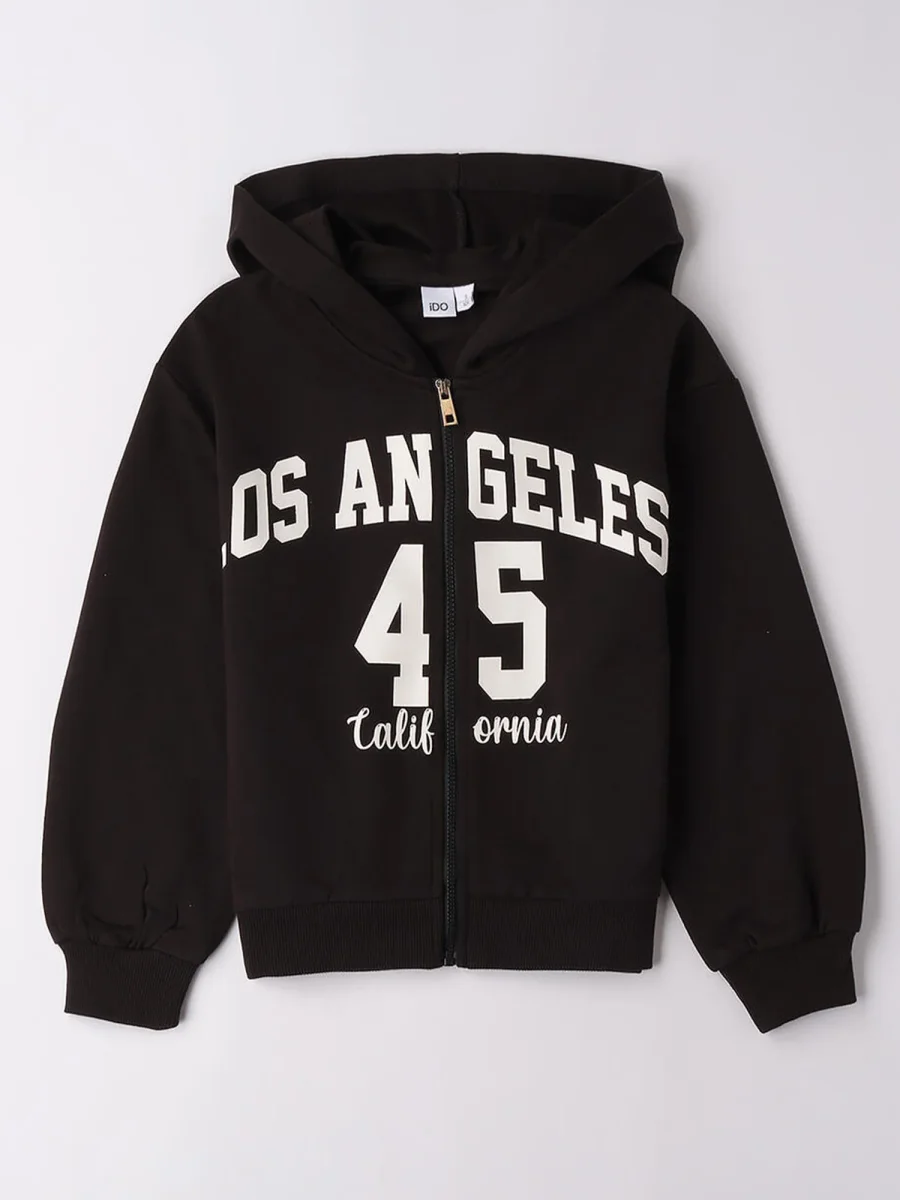 FELPA ZIP BTS IDO DA BAMBINA NERO