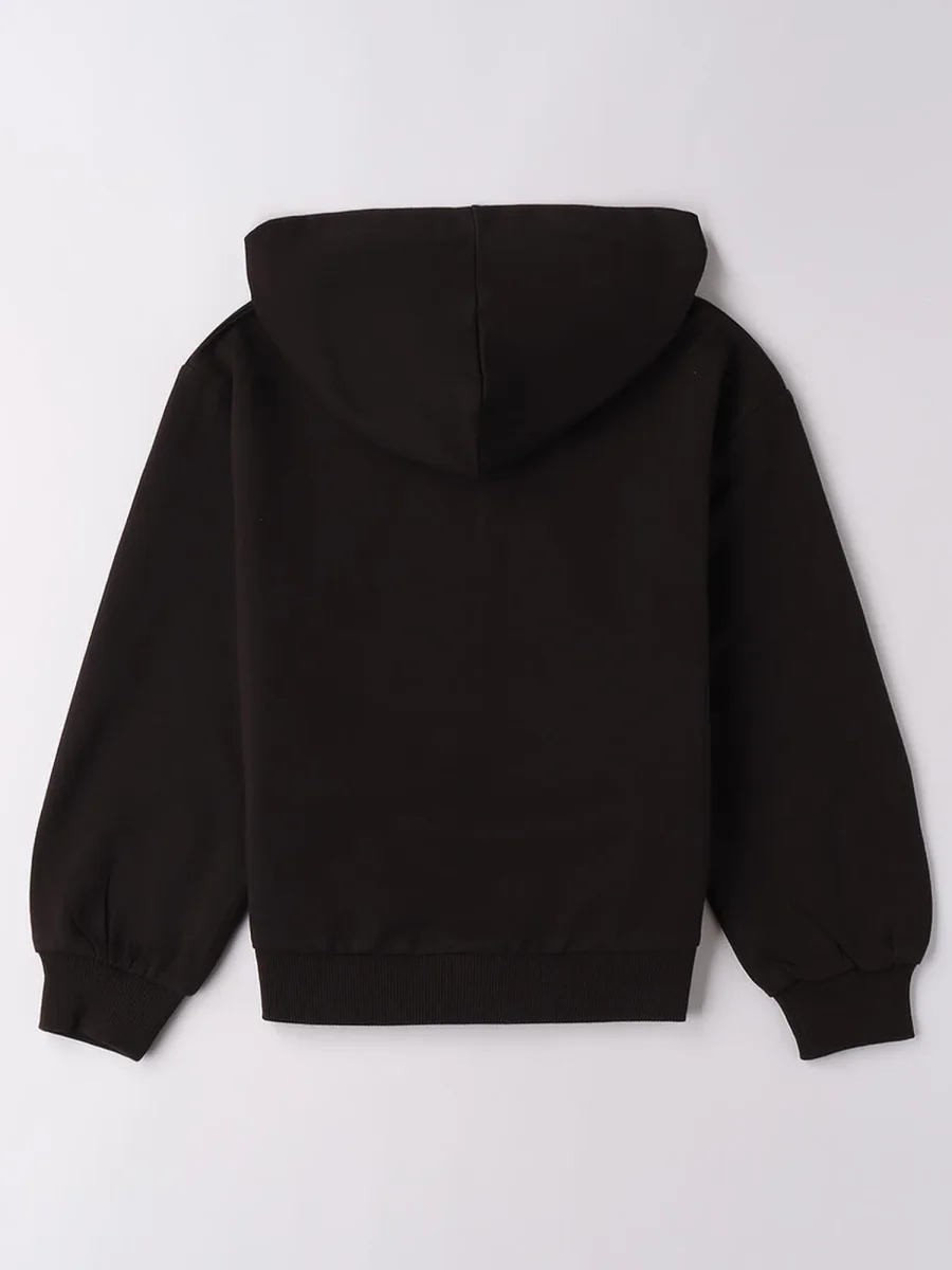 FELPA ZIP BTS IDO DA BAMBINA NERO - immagine 4