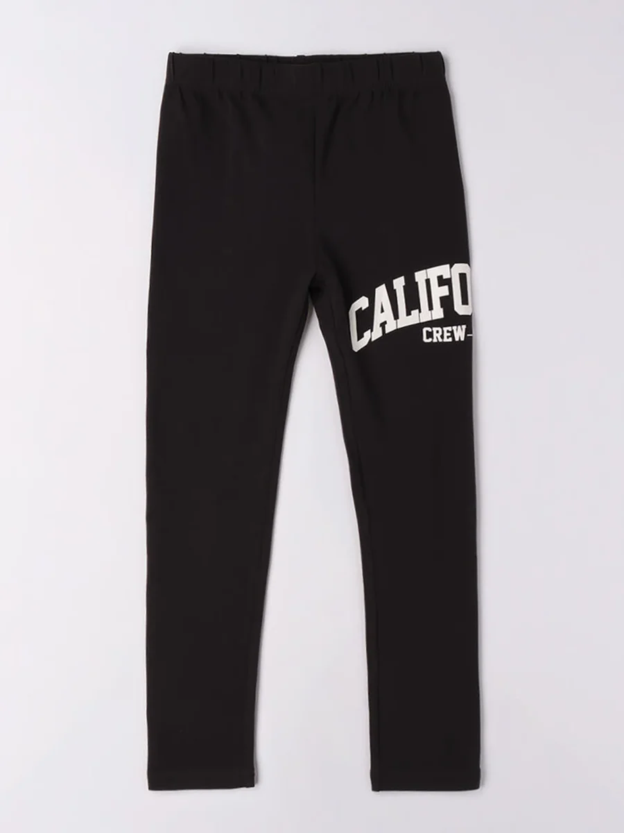 LEGGINGS BTS IDO DA BAMBINA NERO