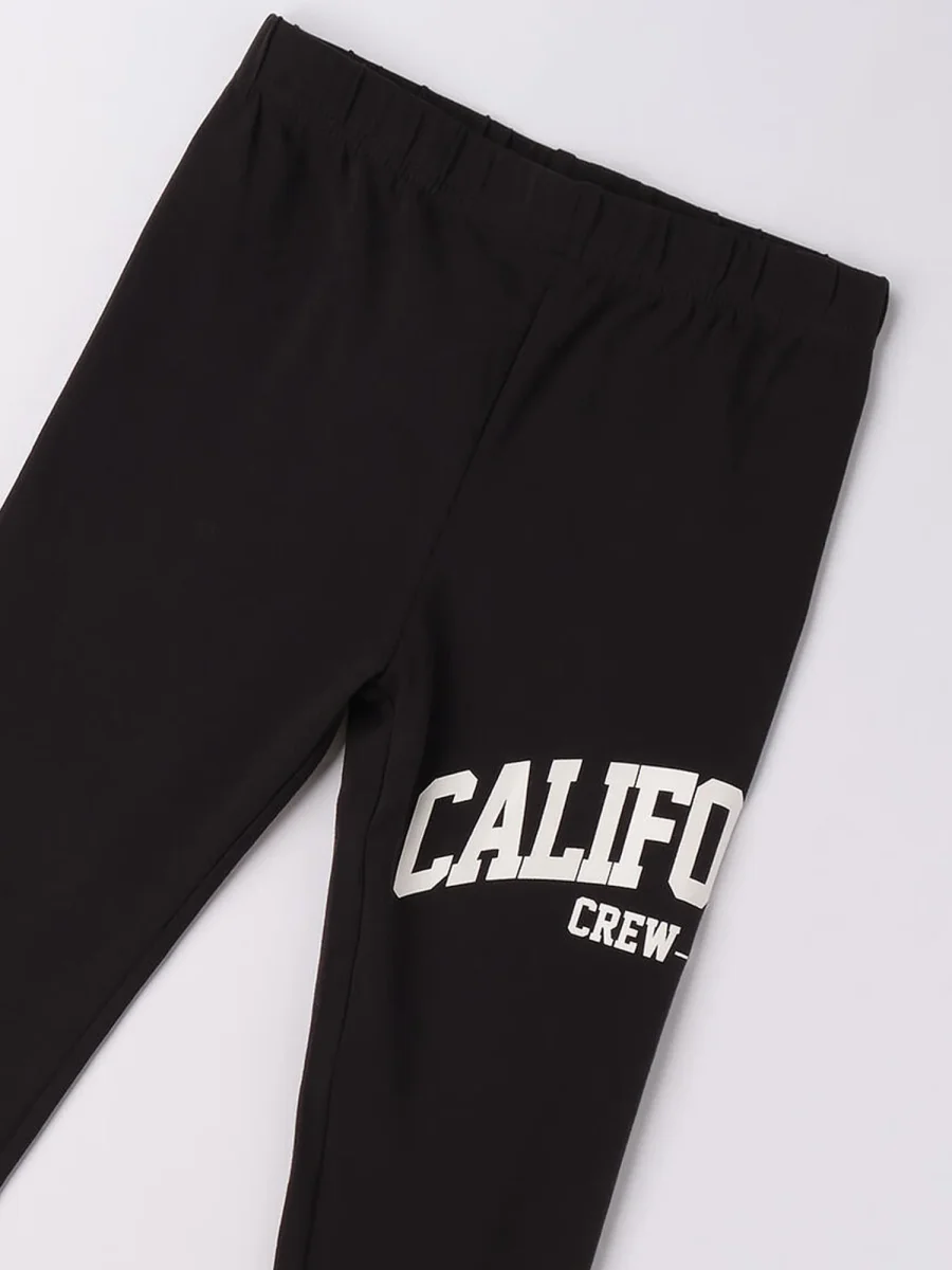 LEGGINGS BTS IDO DA BAMBINA NERO - immagine 3