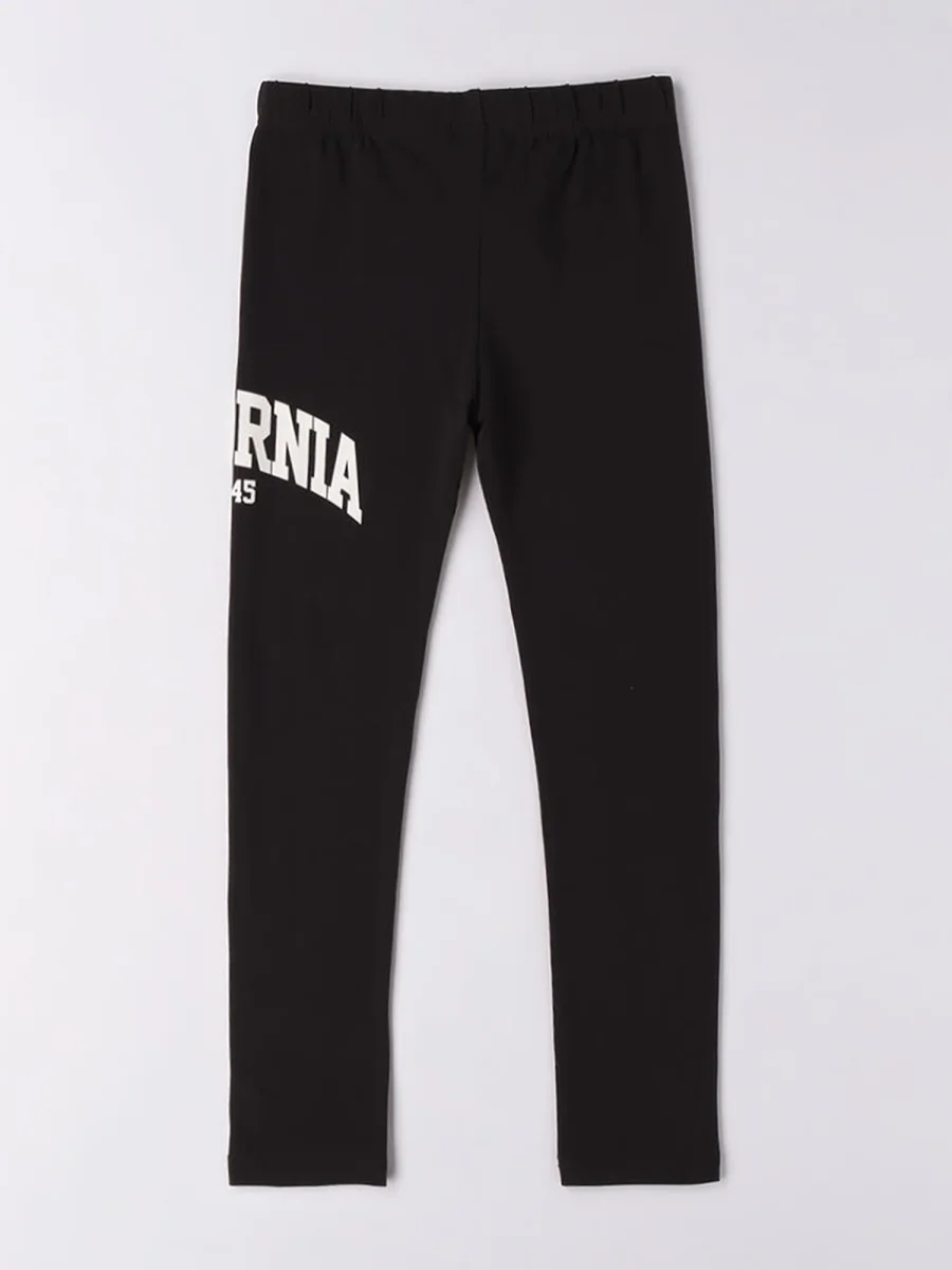LEGGINGS BTS IDO DA BAMBINA NERO - immagine 4