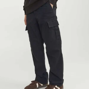 PANTALONE CARGO JACK&JONES DA BAMBINO NERO
