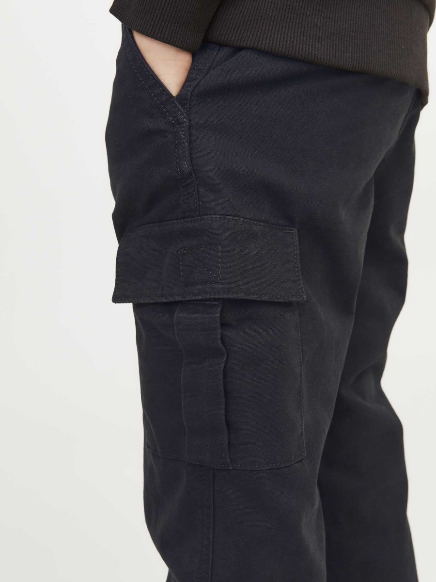 PANTALONE CARGO JACK&JONES DA BAMBINO NERO - immagine 5