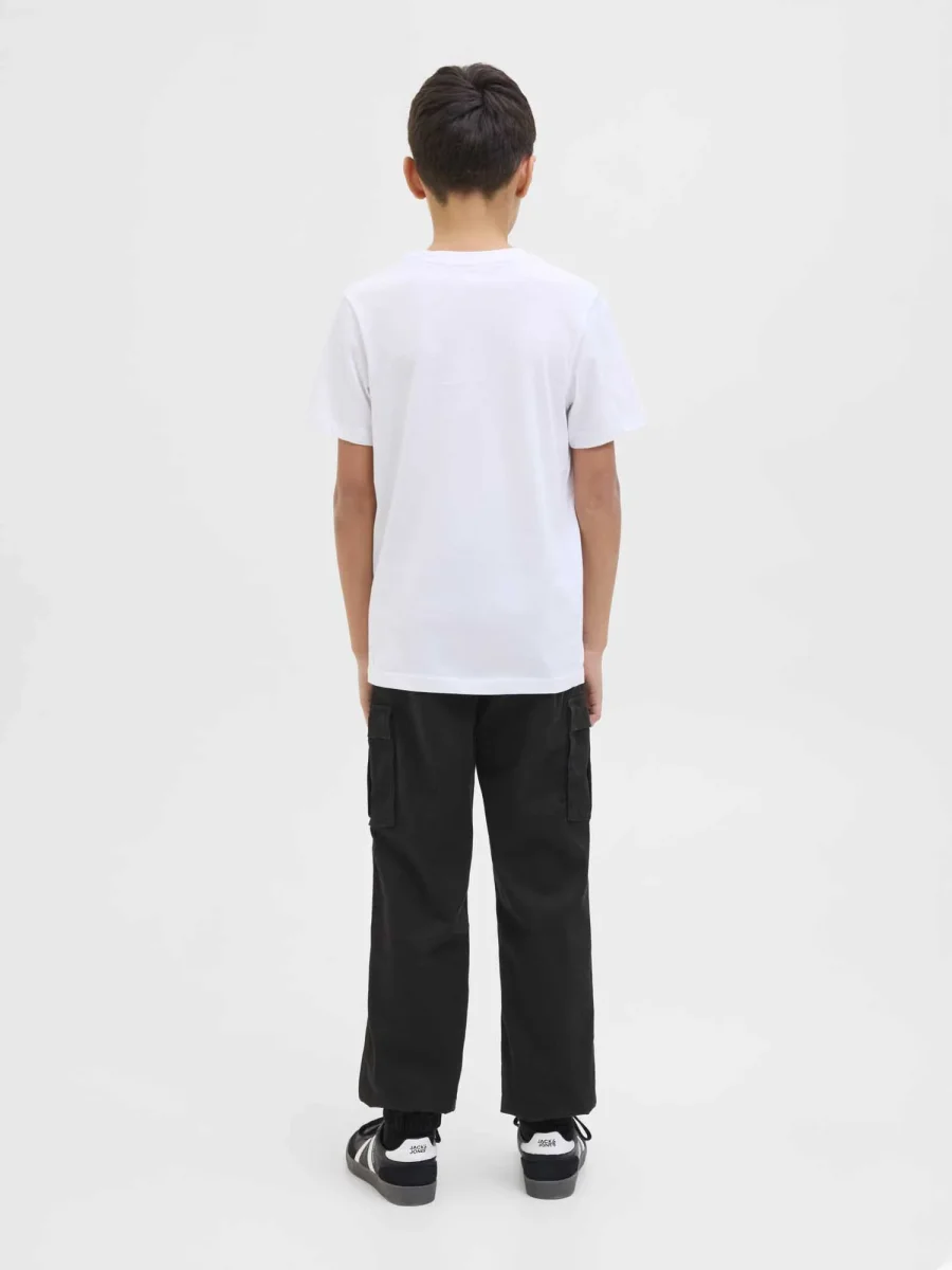 PANTALONE KANE CARGO JACK&JONES DA BAMBINO NERO - immagine 4