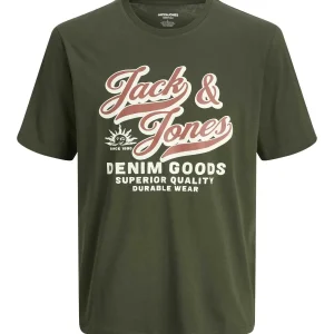 T-SHIRT CON LOGO JACK&JONES DA BAMBINO VERDE