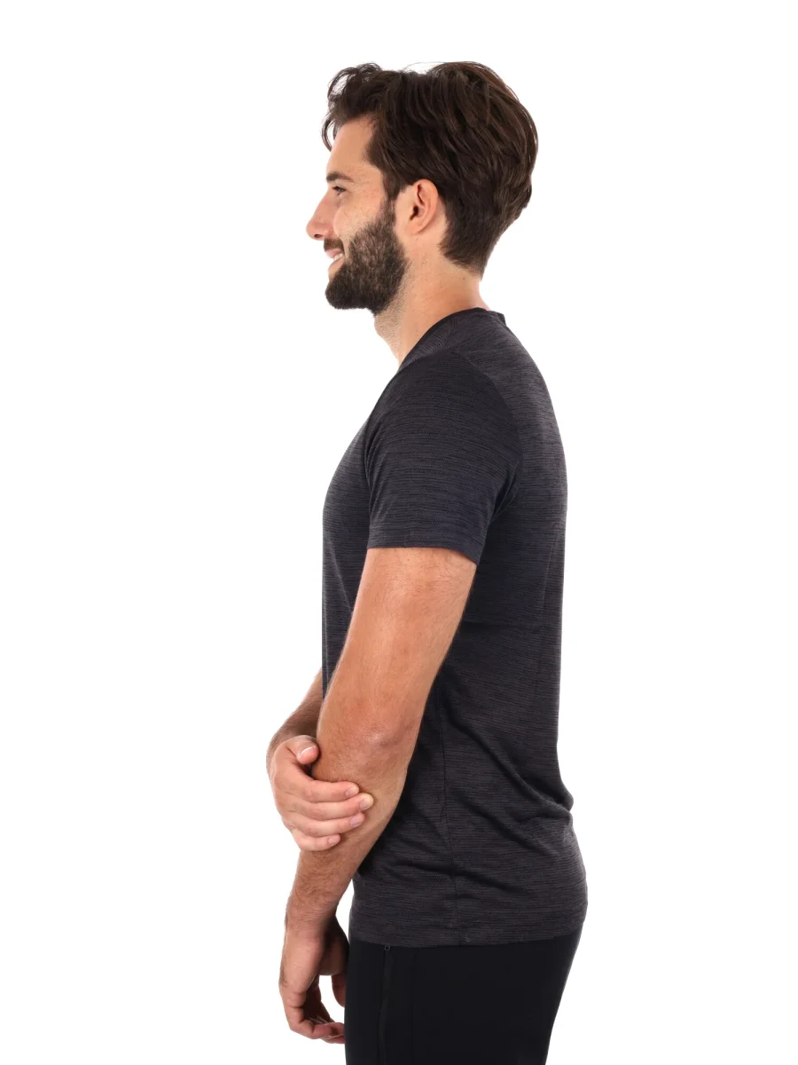 T-SHIRT TRAINING TELLY ENERGETICS DA UOMO NERO - immagine 4