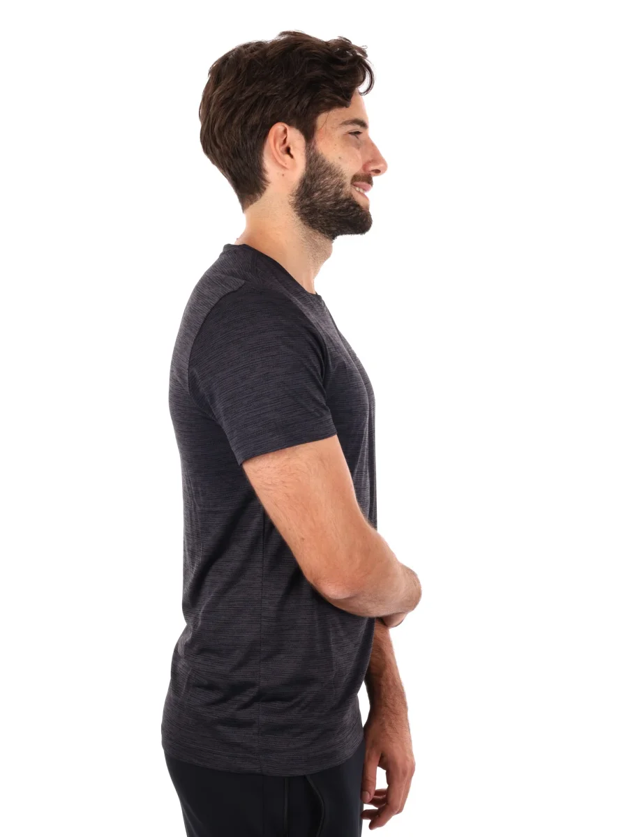 T-SHIRT TRAINING TELLY ENERGETICS DA UOMO NERO - immagine 8