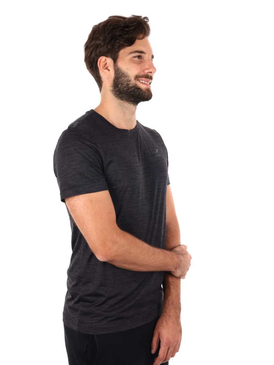 T-SHIRT TRAINING TELLY ENERGETICS DA UOMO NERO - immagine 9