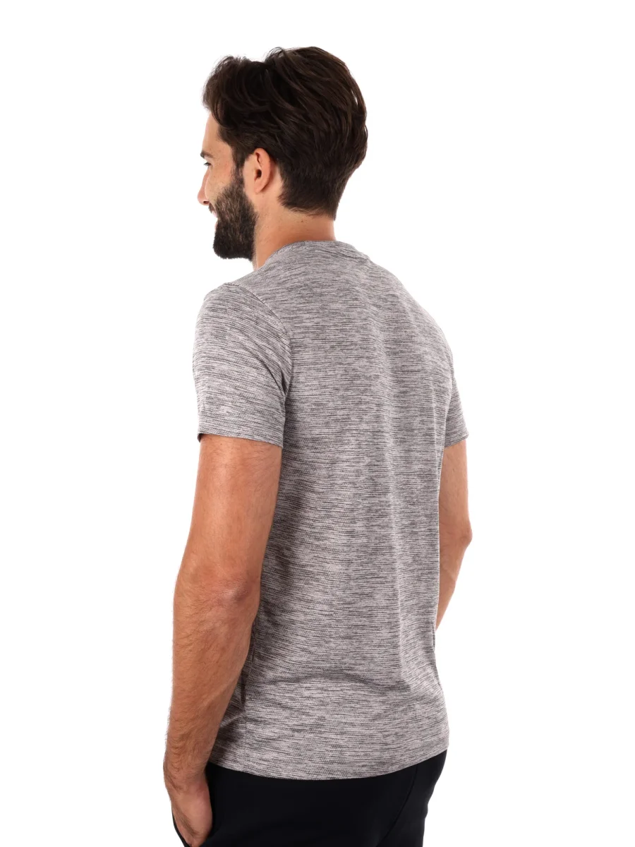 T-SHIRT TRAINING TELLY ENERGETICS DA UOMO GRIGIO - immagine 4