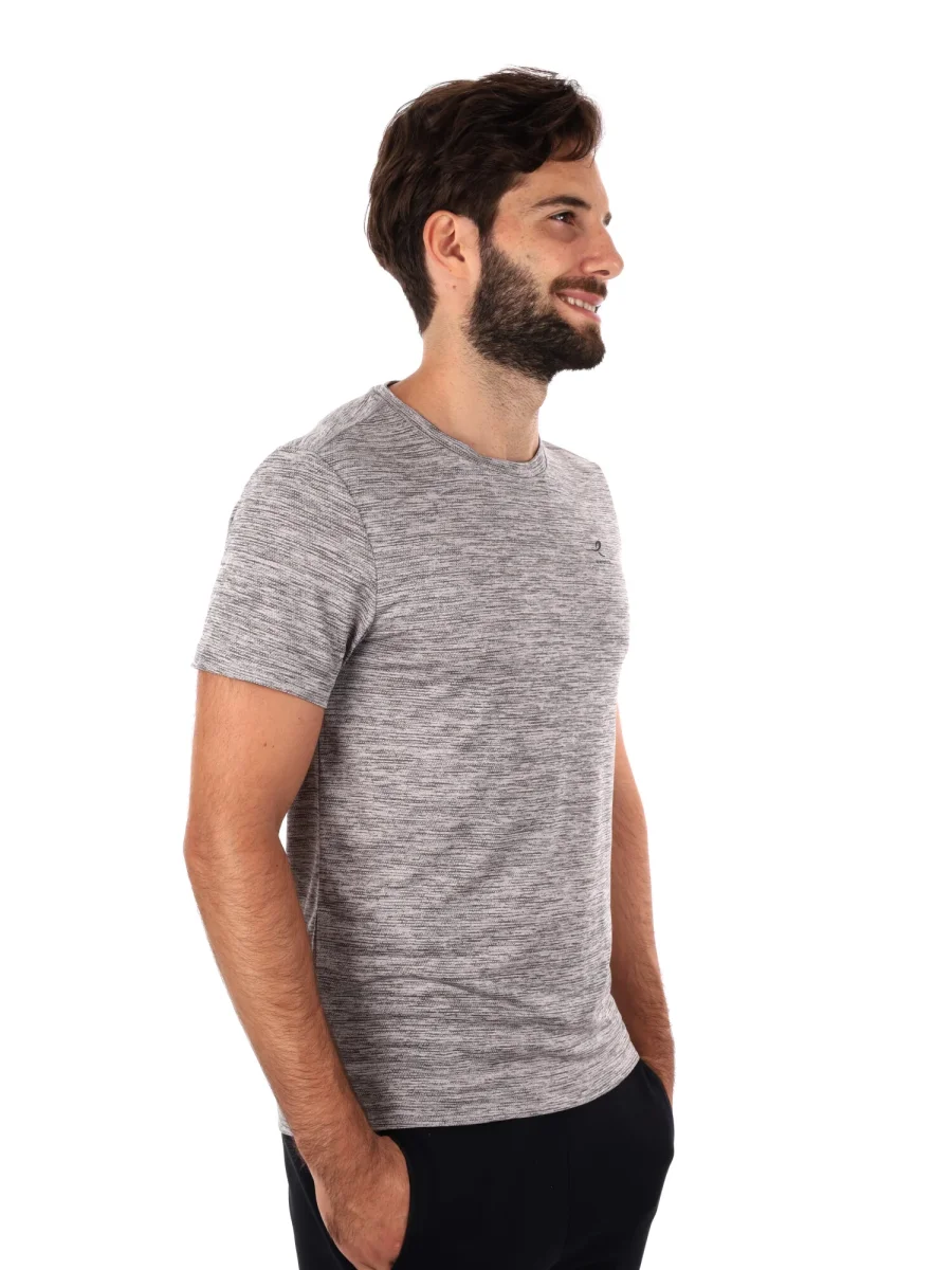 T-SHIRT TRAINING TELLY ENERGETICS DA UOMO GRIGIO - immagine 8
