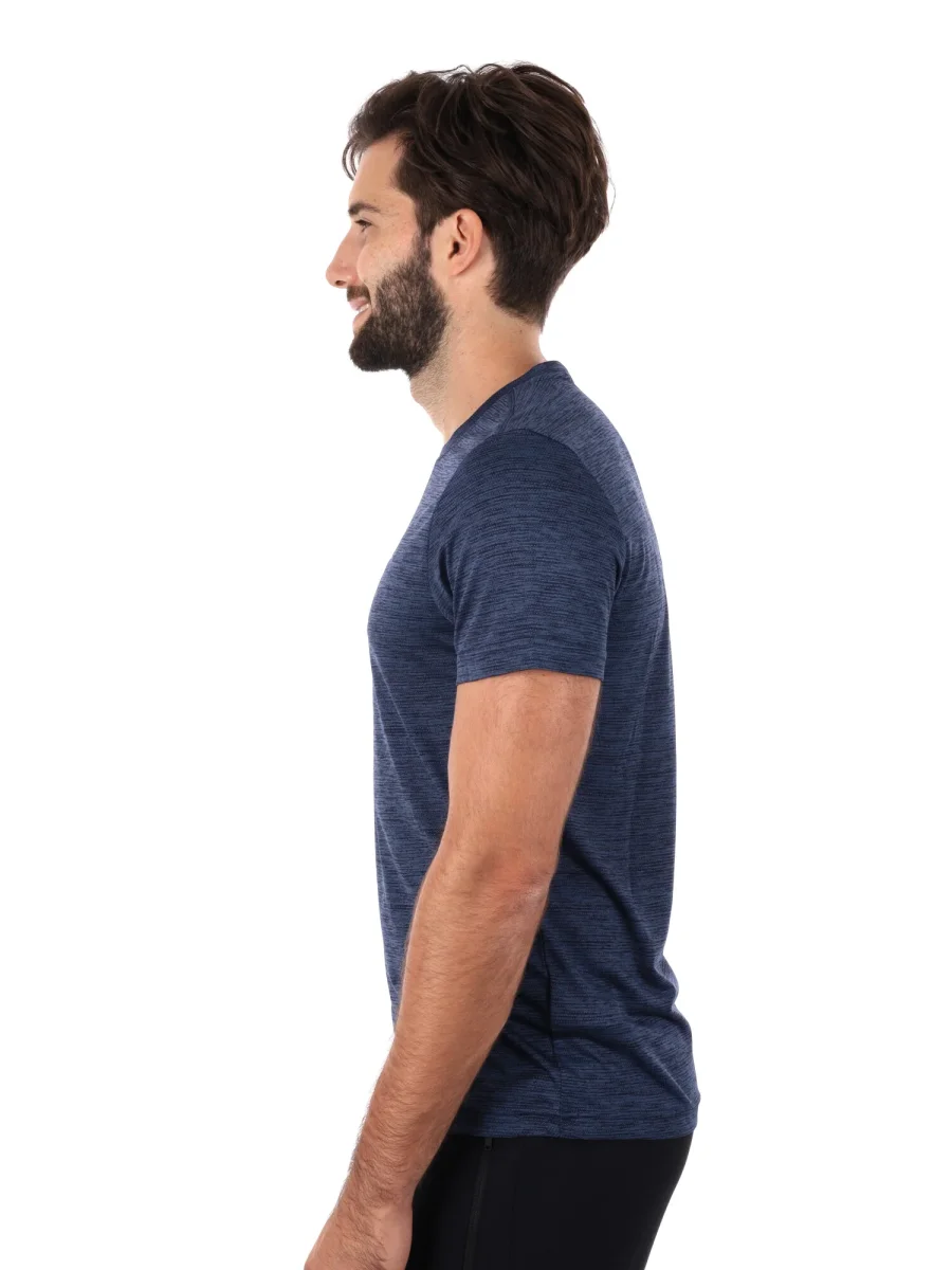 T-SHIRT TRAINING TELLY ENERGETICS DA UOMO BLU - immagine 4