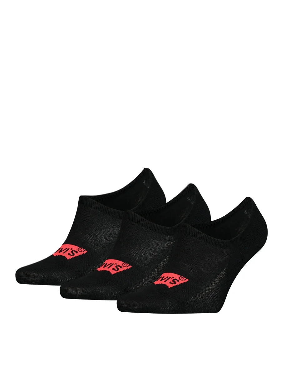 CALZE 3 PAIA HIGH CUT BATWING LEVI'S UNISEX NERO - immagine 2