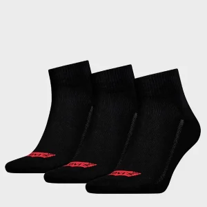 CALZE 3 PAIA MID CUT BATWING ILEVI'S UNISEX NERO