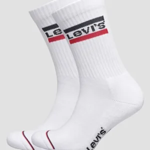 CALZE SET 2 PAIA REGULAR CUT LEVI'S UNISEX BIANCO