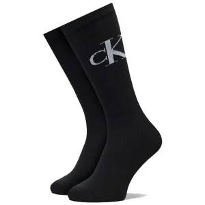 CALZE SET 2 PAIA NERE CALVIN JEANS DA UOMO