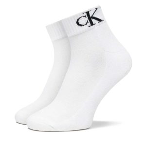 CALZE SET 2 PAIA BIANCHE CALVIN KLEIN JEANS DA UOMO