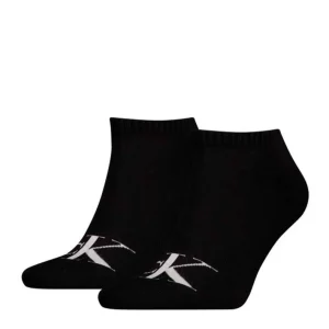 CALZE SET 2 PAIA NERE CALVIN KLEIN JEANS SNEAKER DA UOMO