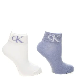 CALZE SET 2 PAIA MULTICOLOR CALVIN KLEIN JEANS QUARTER DA DONNA