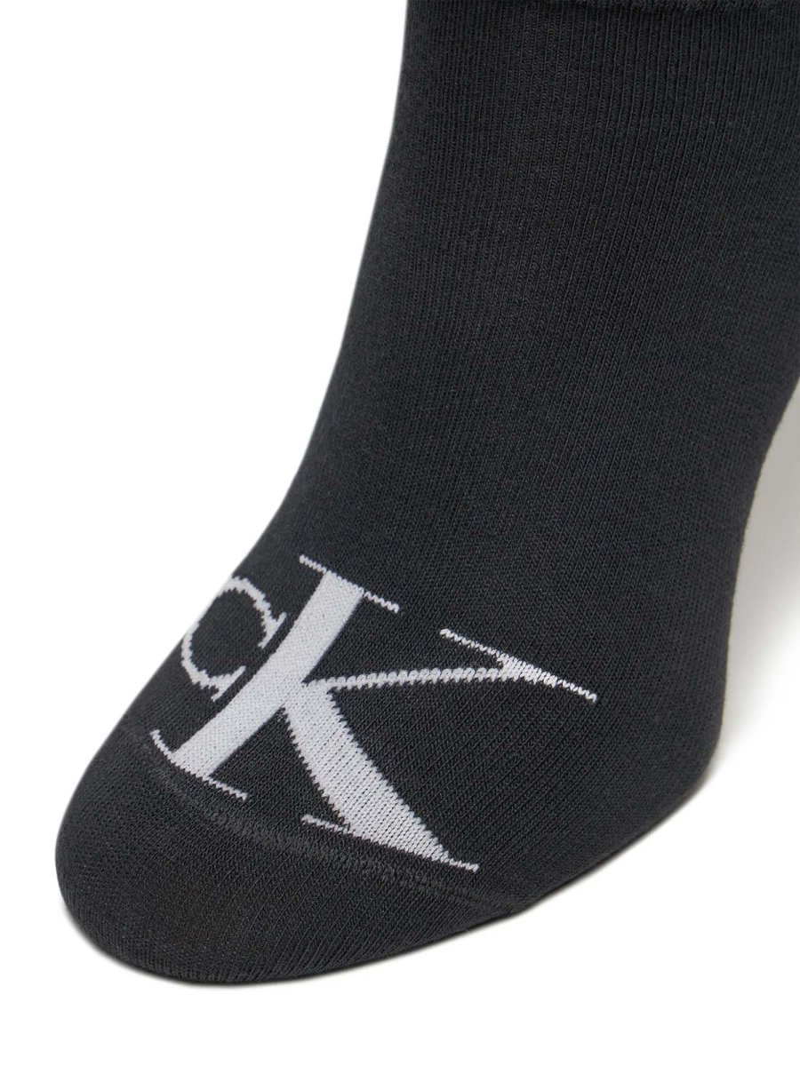 CALZE SET 2 PAIA NERE CALVIN KLEIN JEANS SNEAKER DA DONNA - immagine 4